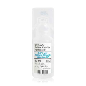 Sodium Chloride 0.9% Solution Normal Saline (1 x 10ml Single Ampoule)