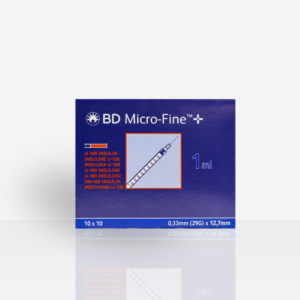 BD MicroFine + Plus 1ml U100 29G 12.7mm x 100