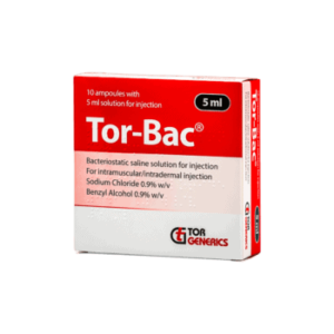 TOR-BAC Bacteriostatic Sodium Chloride Ampoules Solution